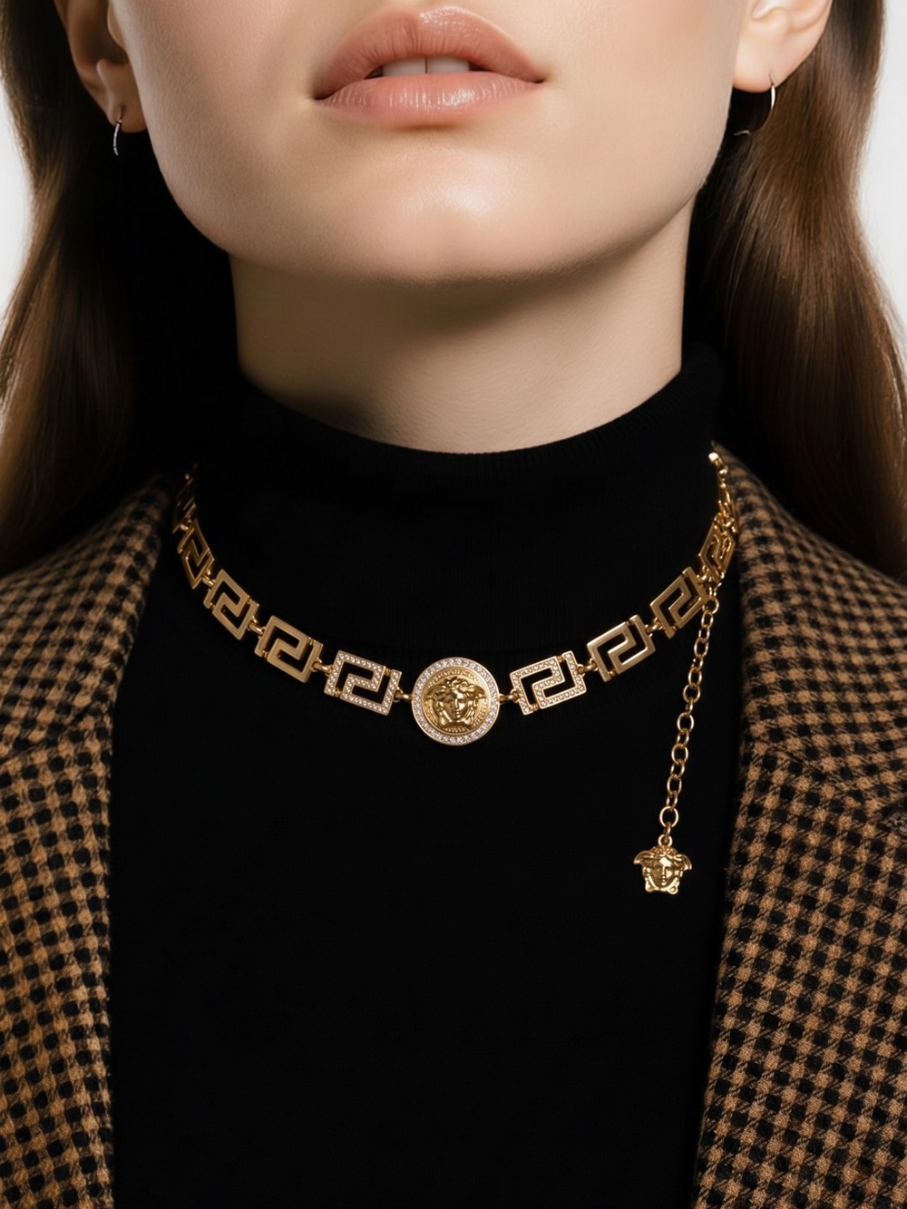🤩 VERSACE 🤩 GOLD MEDUZA CHOKER